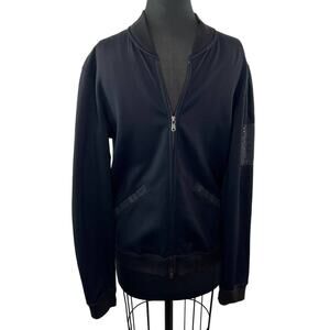 Todd Snyder New York Black Long Sleeve Zip Front Jacket with Pockets M Medium
